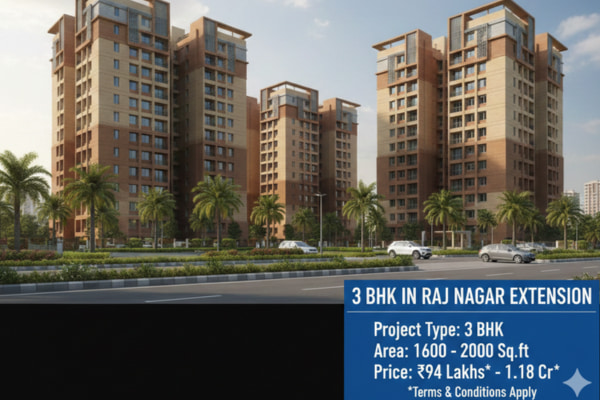 3 BHK in Raj Nagar Extension